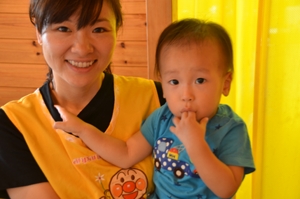 託児中の子供